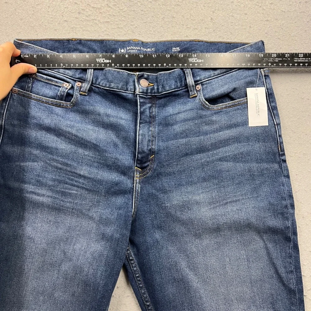 Banana Republic Legacy Slim Fit Jeans Mens 38x30 Medium Wash Denim 488643-00-1